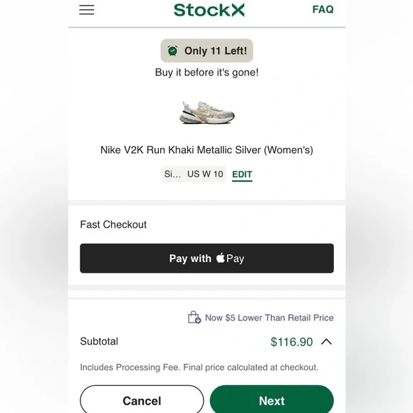 Nike V2K Run
Khaki Metallic Silver (Women's) - Picture 8 of 8